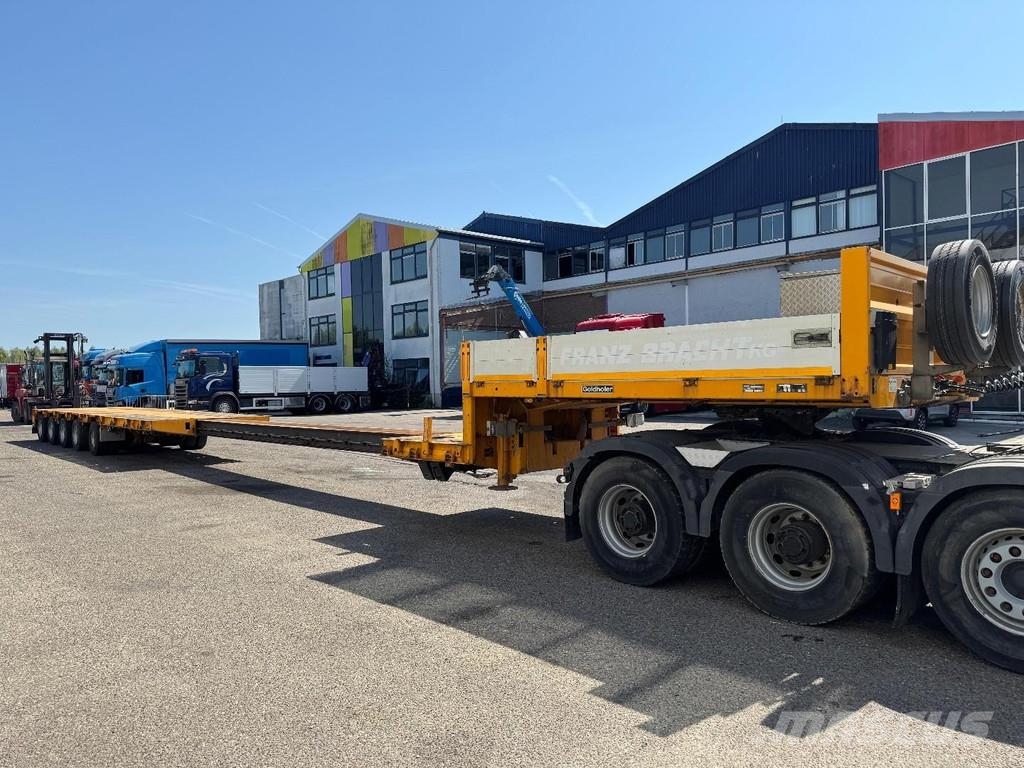Goldhofer STZ-L5-50/80A 8,1M EXTENDABLE + 5 AXLE STEERING + Diepladers