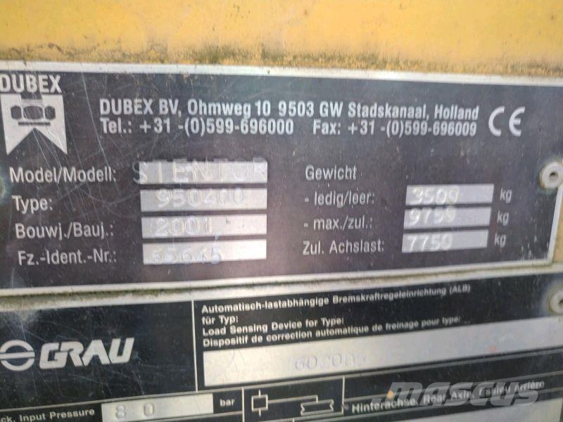 Dubex Stentor 9504 الرشاشات
