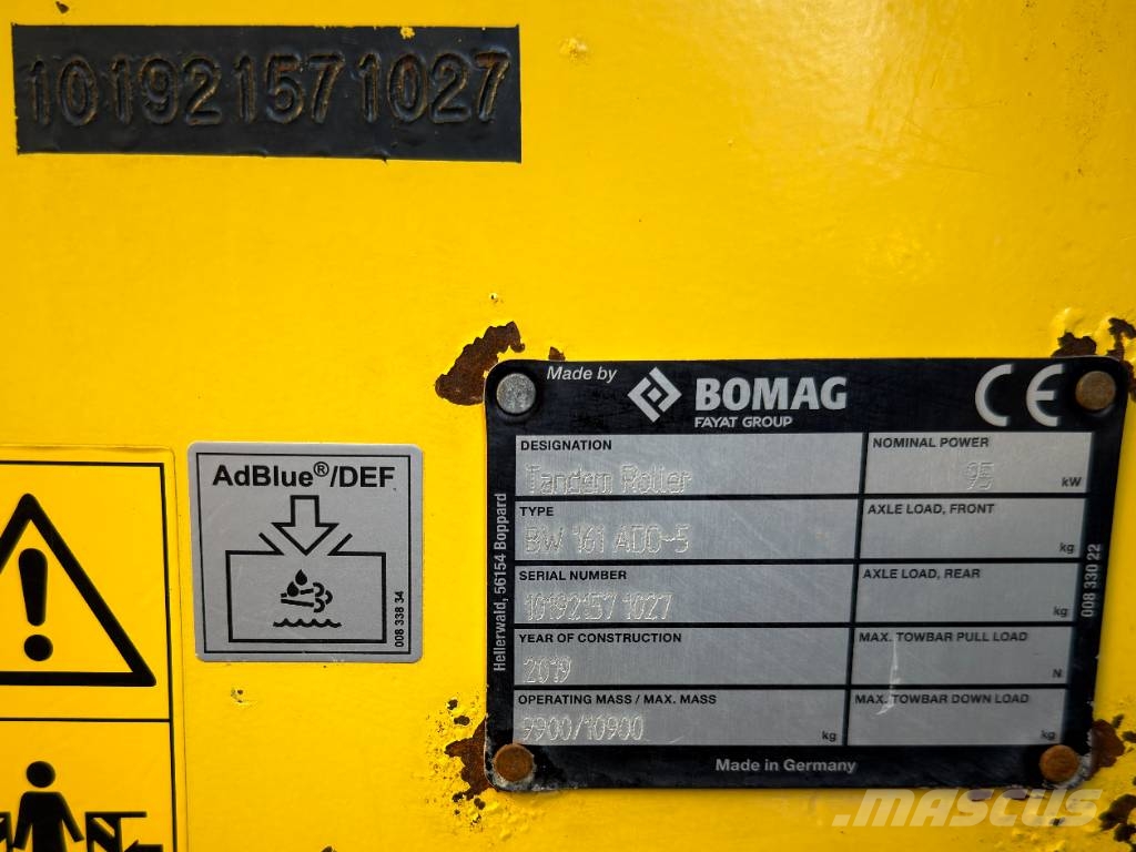 Bomag BW161ADO-5 Dvojni valjarji