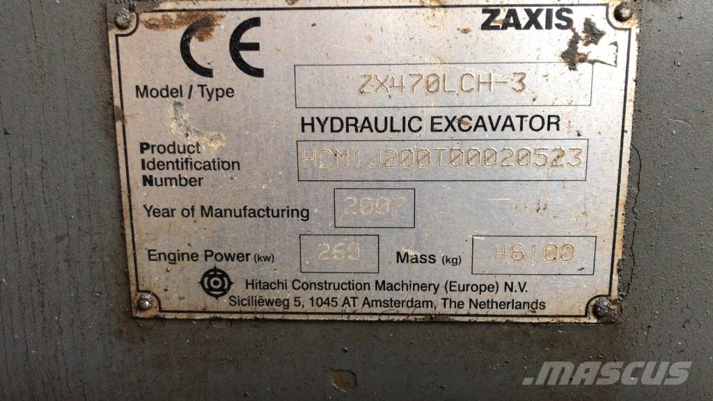 zaxis 470 LCH ZAXIS Crawler excavators