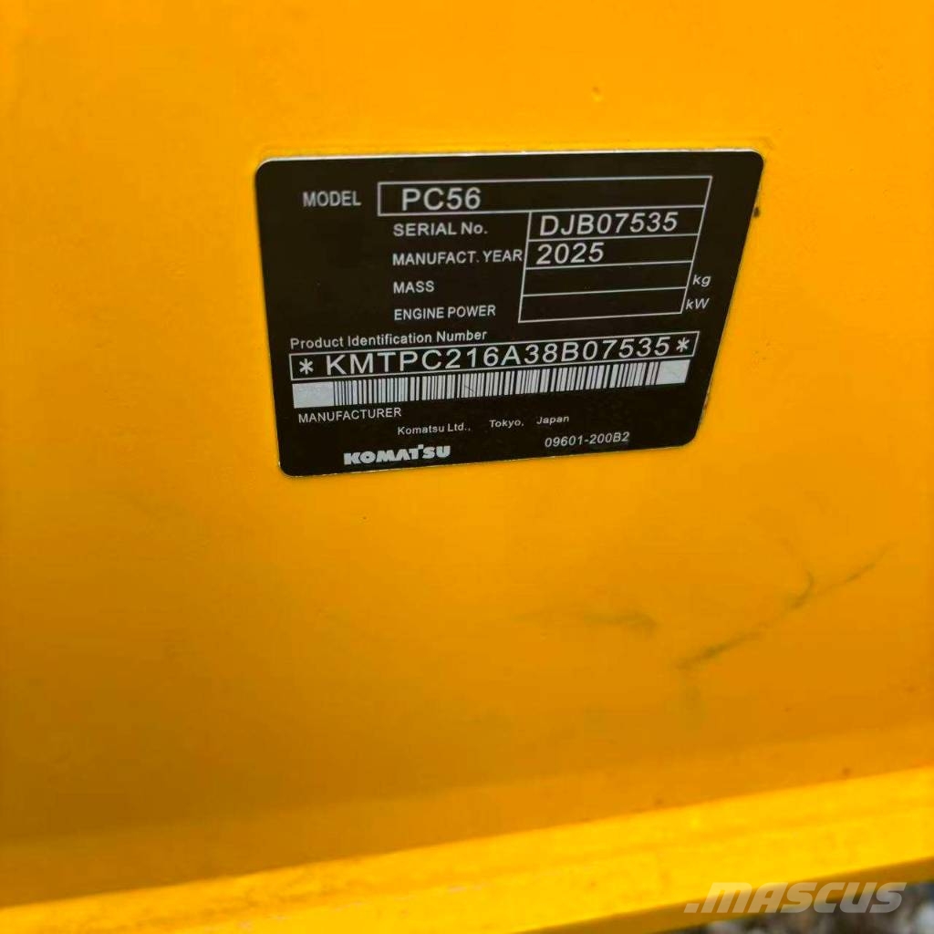 Komatsu PC56 Lánctalpas kotrók