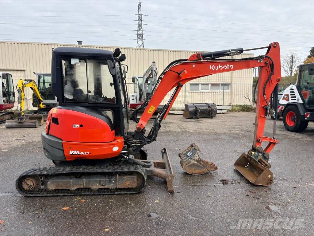 Kubota U 35-3 A 2 bakken Mini ekskavatori < 7 t