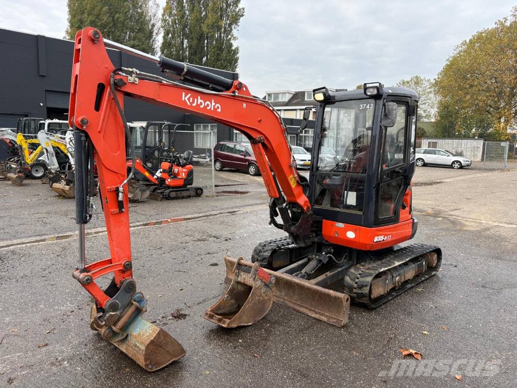 Kubota U 35-3 A 2 bakken Mini ekskavatori < 7 t