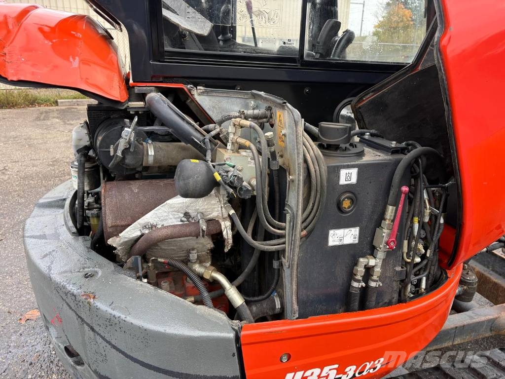 Kubota U 35-3 A 2 bakken Mini ekskavatori < 7 t
