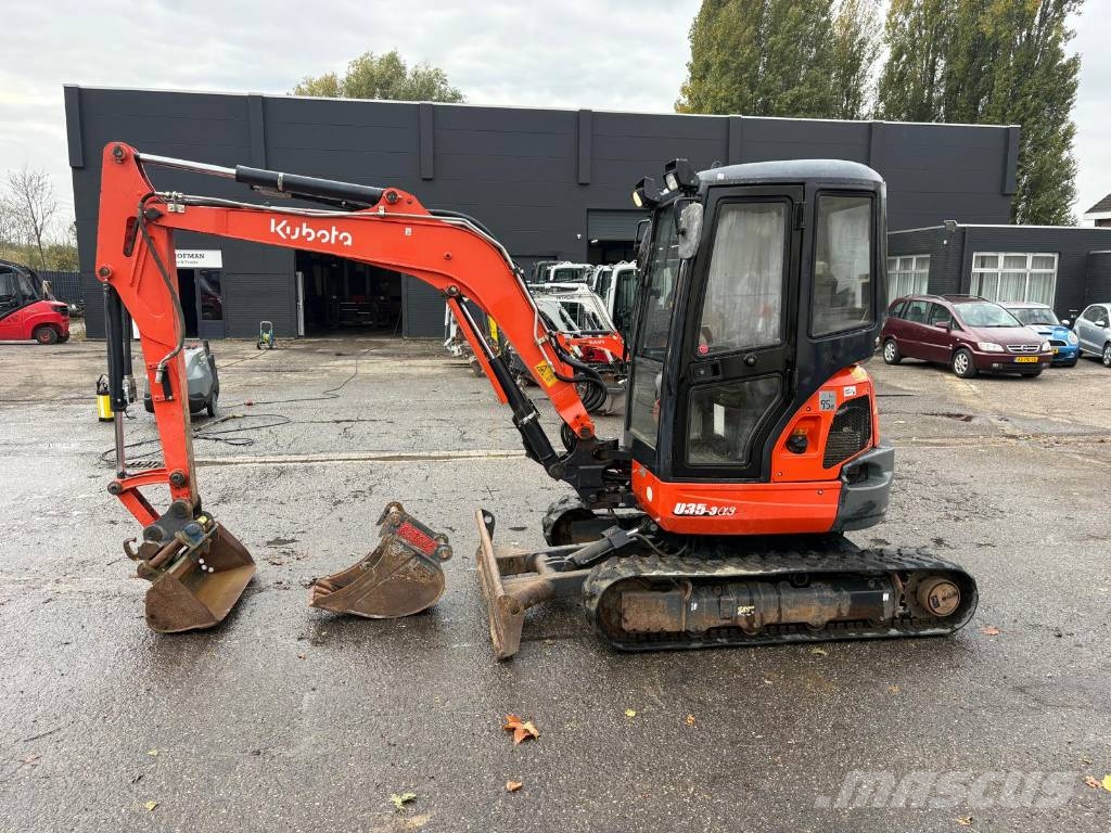 Kubota U 35-3 A 2 bakken Mini ekskavatori < 7 t
