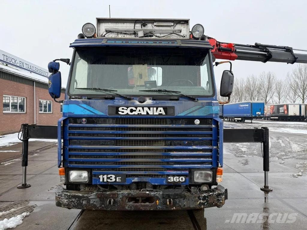 Scania P113-360 + PALFINGER PK 60002 + REMOTE CONTROL Camiones de cama baja