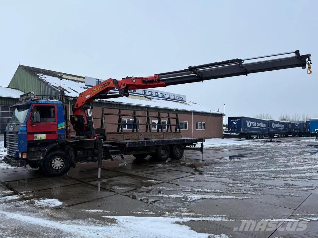 Scania P113-360 + PALFINGER PK 60002 + REMOTE CONTROL Camiones de cama baja
