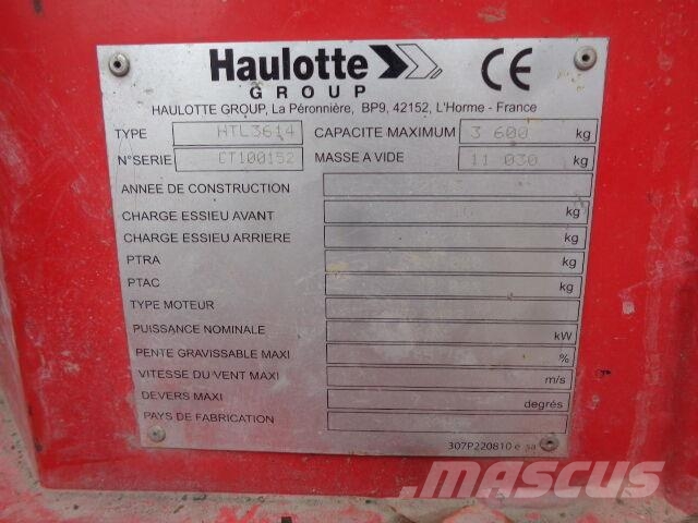 Haulotte HTL3614 Telescopic handlers