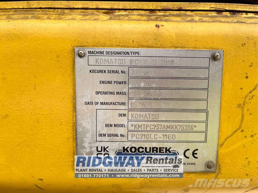 Komatsu PC 210 LC-11 Koparki przeładunkowe