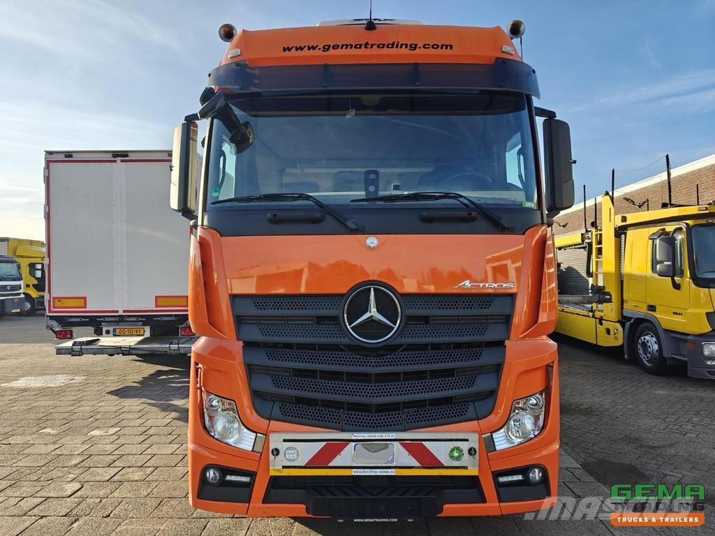 Mercedes-Benz Actros 2645 6x2 BigSpace Euro6A + Mersch FM180 Tra Autotransportere / Knæklad