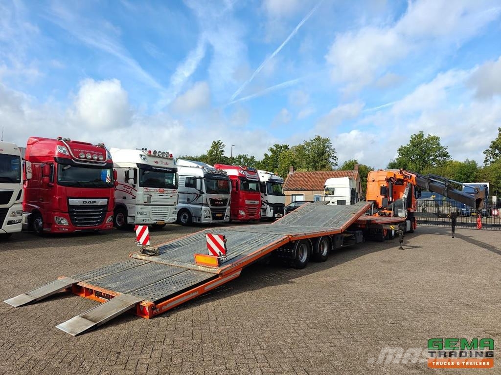 Mercedes-Benz Actros 2645 6x2 BigSpace Euro6A + Mersch FM180 Tra Autotransportere / Knæklad