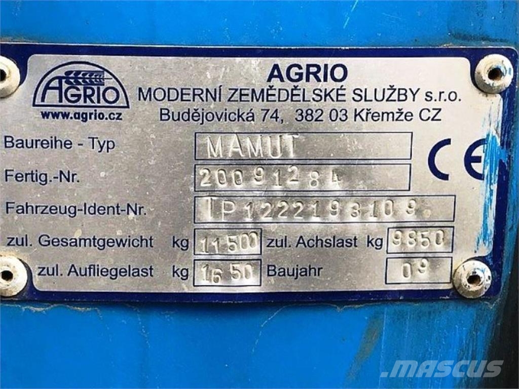Agrio MAMUT 6036 Vučene prskalice
