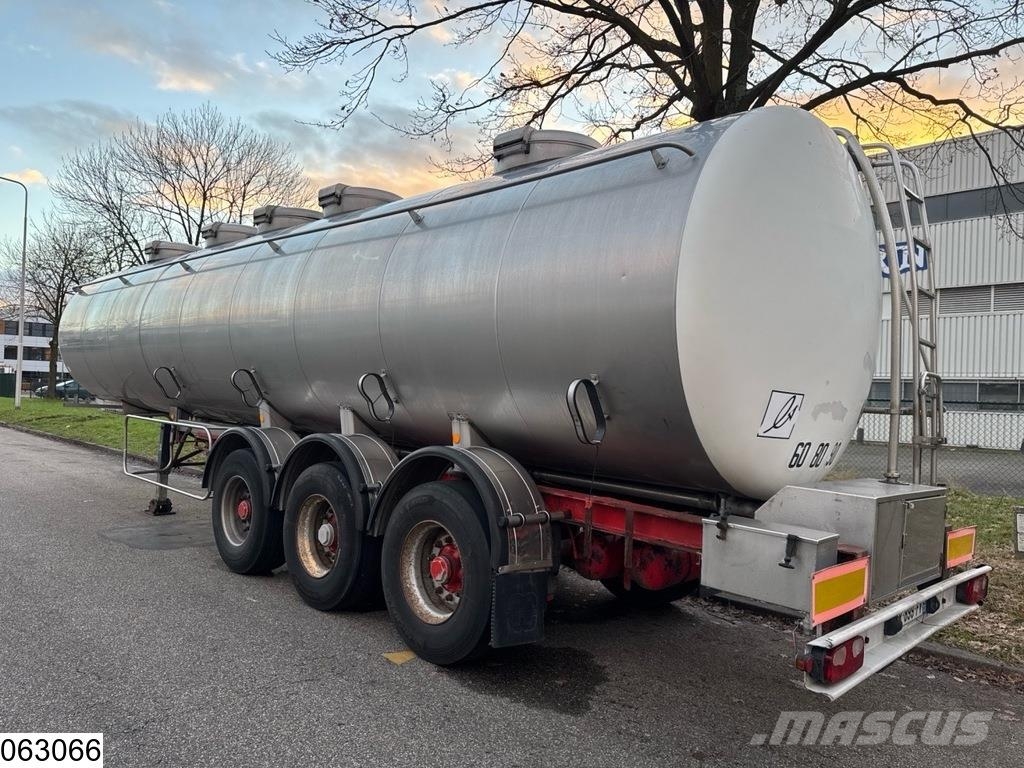 Maisonneuve Food 32.700 liter, 5 comp Tanker semi-trailers