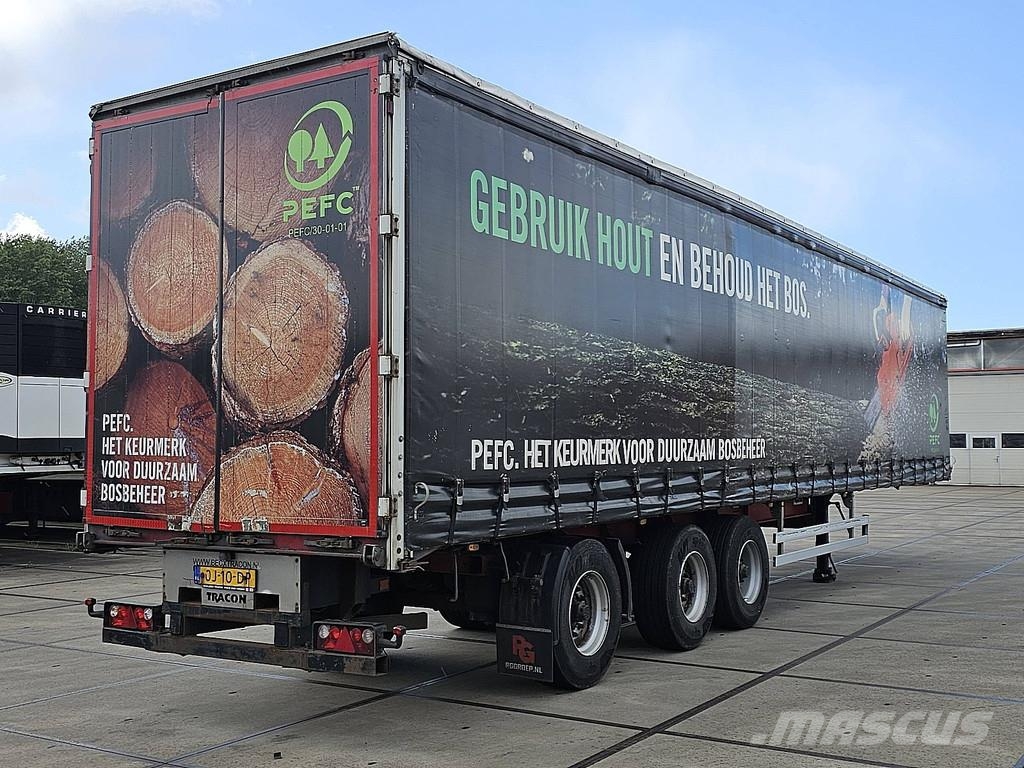 Tracon TO.S 1527 STUURAS KOOIAAP Semi remorque à rideaux coulissants (PLSC)