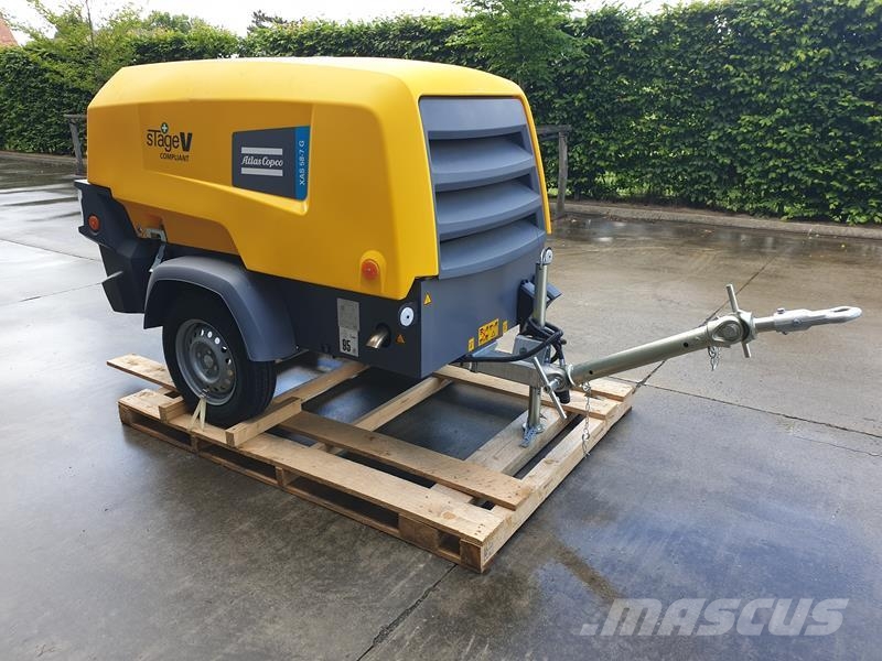 Atlas Copco XAS 58-7 G 6 WHEELS N.B. Kompressoren