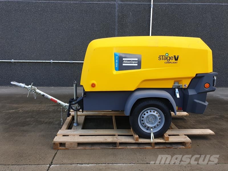 Atlas Copco XAS 58-7 G 6 WHEELS N.B. Kompressoren