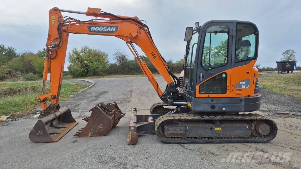 Doosan DX 63-3 Mini pelle < 7t