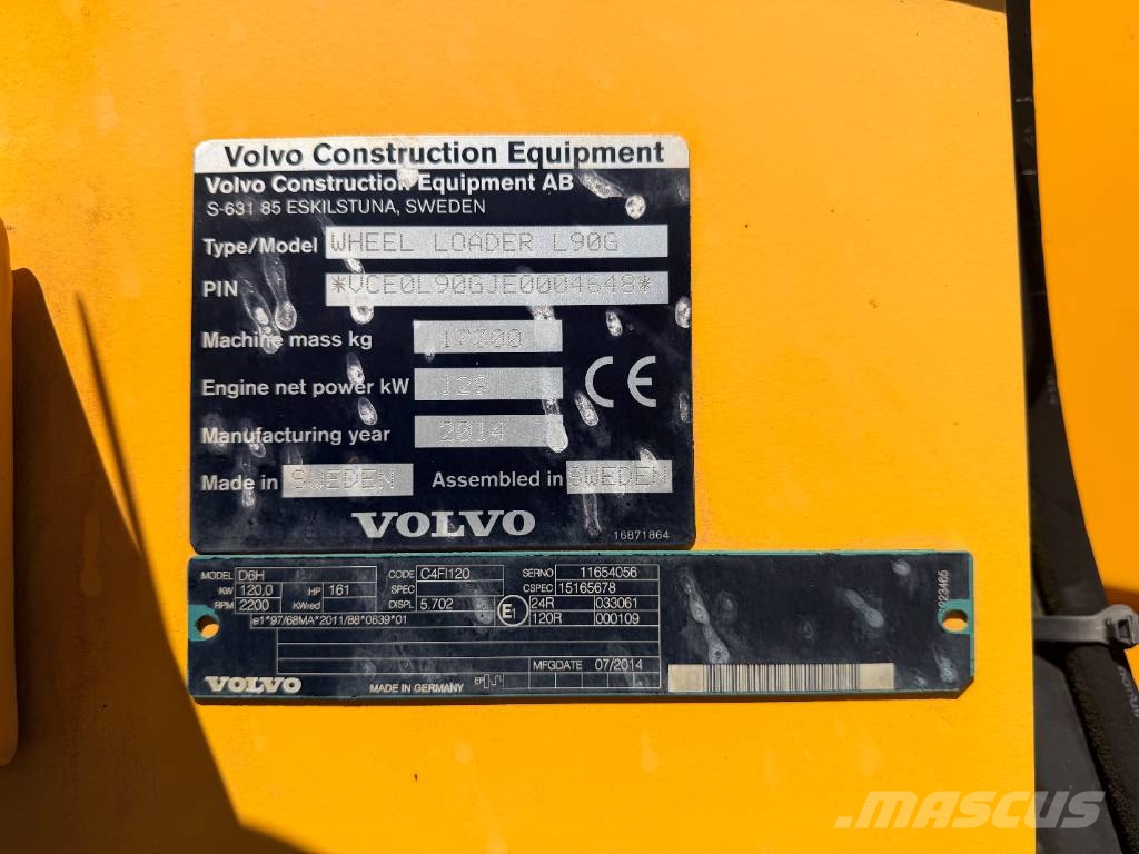Volvo L90G Rataslaadurid