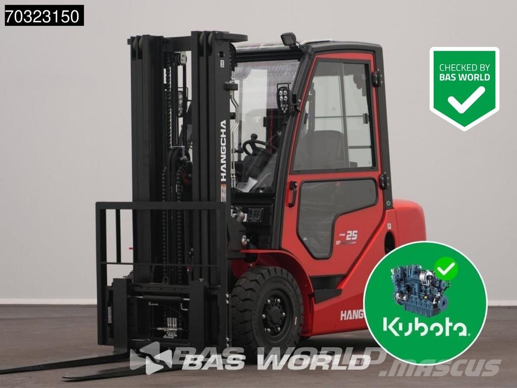 Hangcha CPCD25 FACTORY WARRANTY – KUBOTA ENGINE - CE Camiones diesel