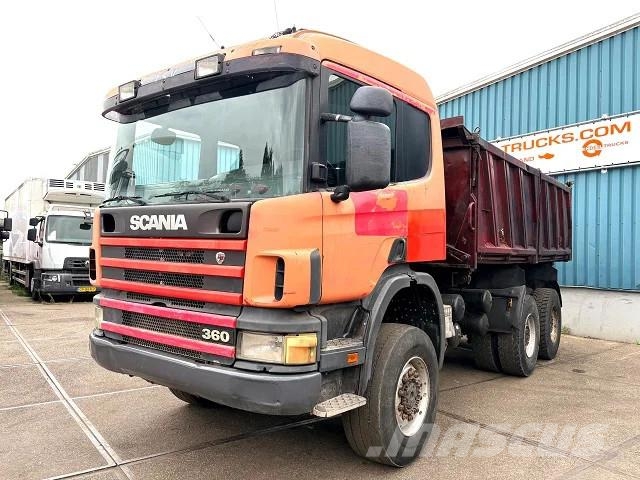 Scania P124-360 C 6x6 FULL STEEL 3-WAY KIPPER (12 GEARS M Kipper