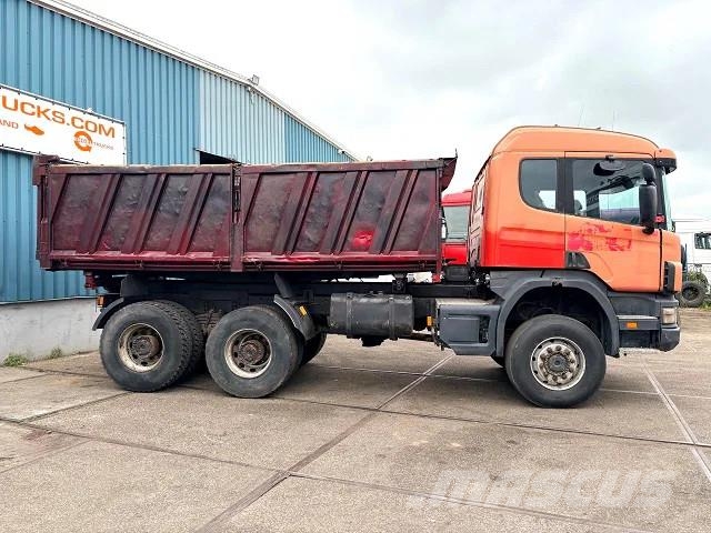 Scania P124-360 C 6x6 FULL STEEL 3-WAY KIPPER (12 GEARS M Kipper