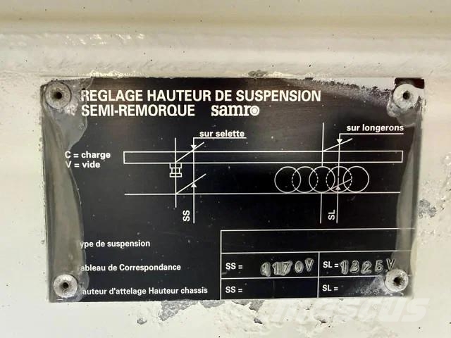 Samro ST39MH / Voll Alu / 65m³ Kippladerauflieger