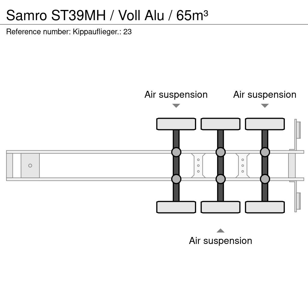 Samro ST39MH / Voll Alu / 65m³ Kiper poluprikolice