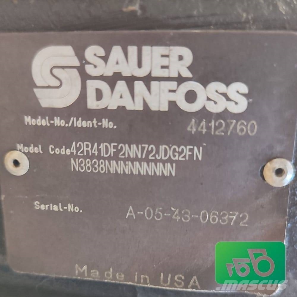 Bobcat T40140 Hydraulic Pump 42R41 SAUER DANFOSS 4412760 Hidravlika