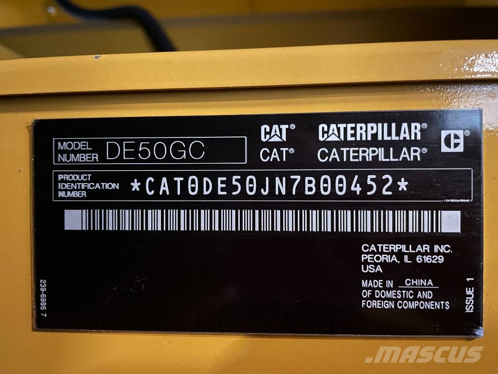 CAT DE50GC - 50 kVA Stand-by Generator Set - DPX-18205 Diesel Generatoren