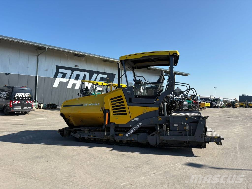 Vögele SUPER 1800-3i / AB 600 Asfaltadoras