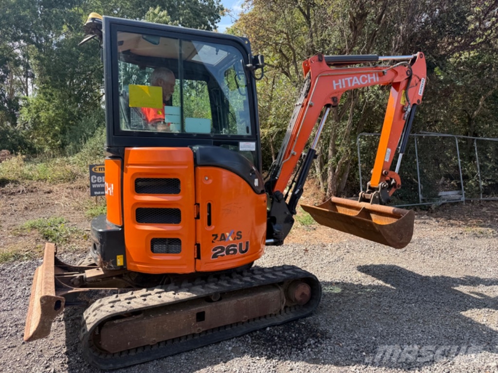 Hitachi ZX 26 U-5 A CR حفارات صغيرة أقل من 7 طن (حفارات صغيرة)