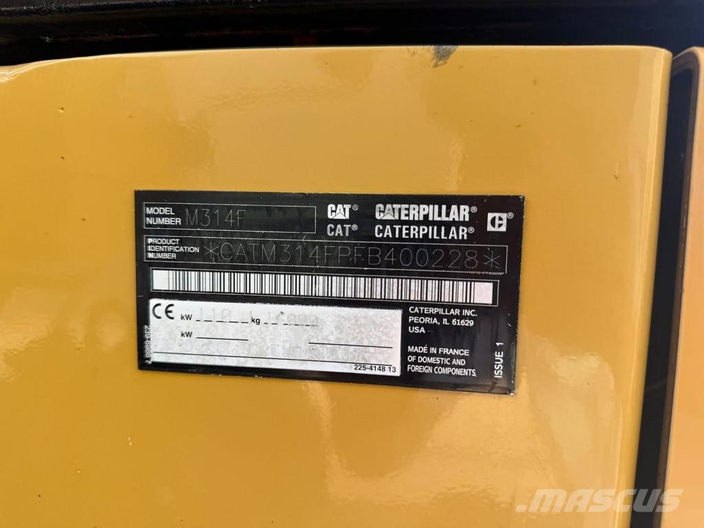 CAT M314F Atık taşıma araçları