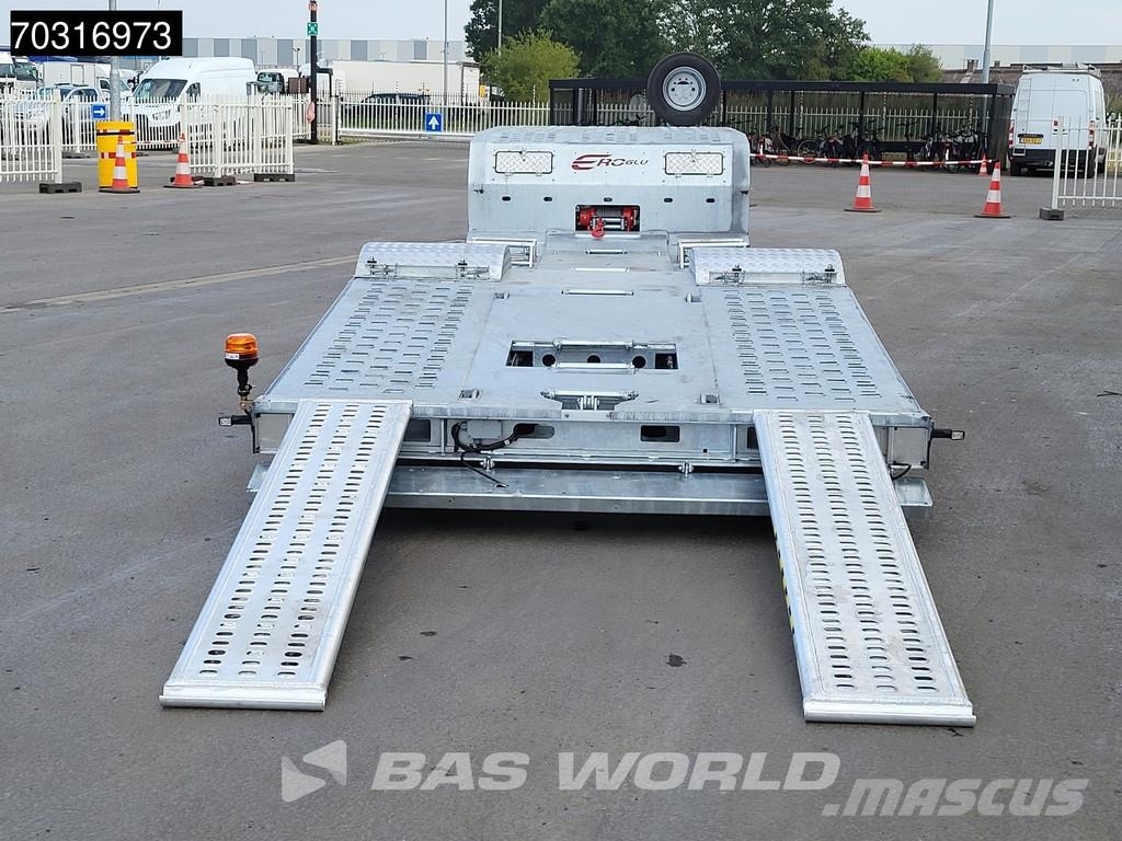 Eroglu 1 Axle Trucktransporter SAF Winch Semirremolques de carga baja