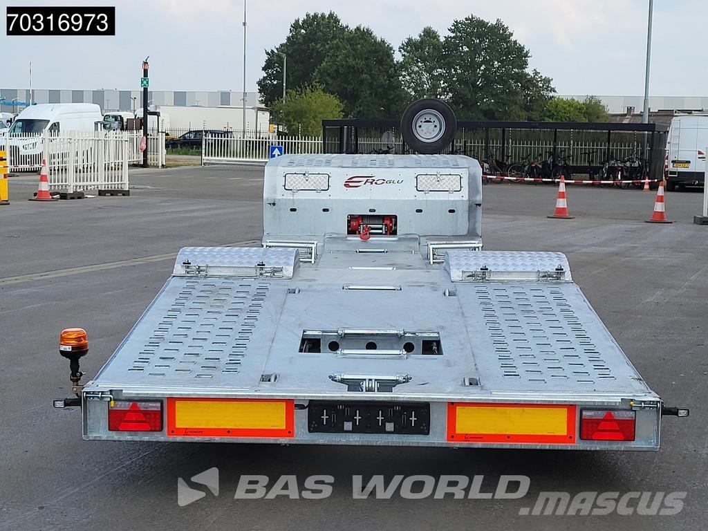 Eroglu 1 Axle Trucktransporter SAF Winch Semirremolques de carga baja