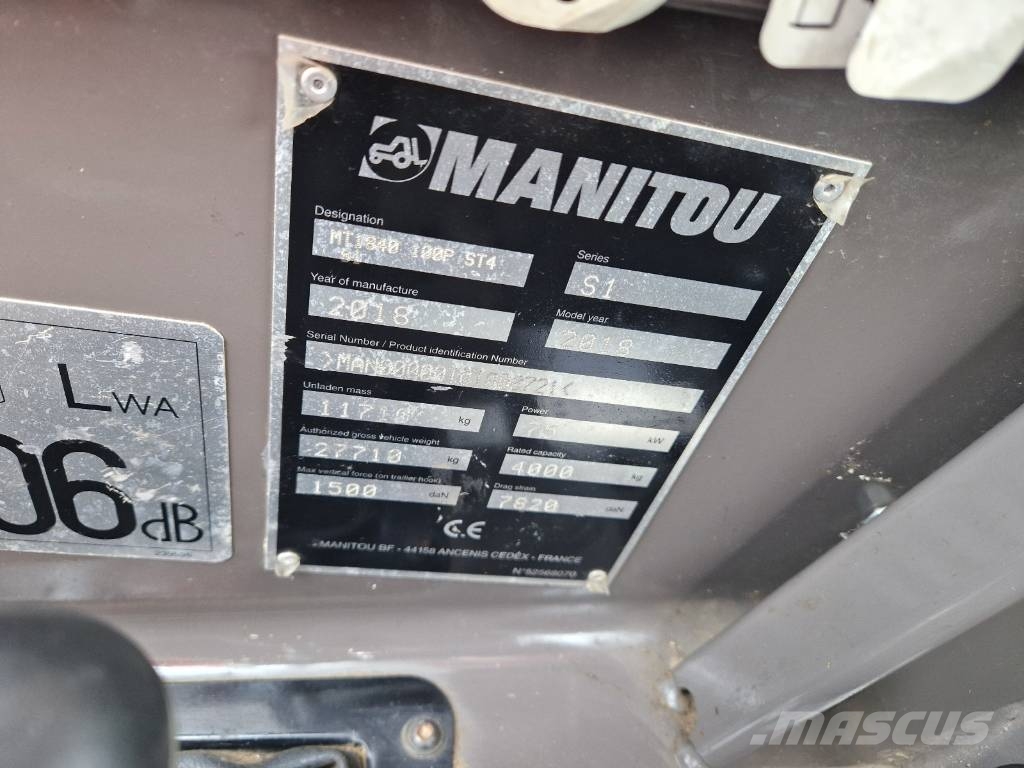 Manitou MT 1840 jak JCB 540-180 M530 Telescopic handlers