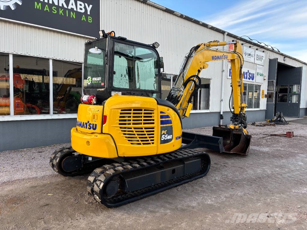 Komatsu PC55 MR-5 Mini ekskavatörler, 7 tona dek