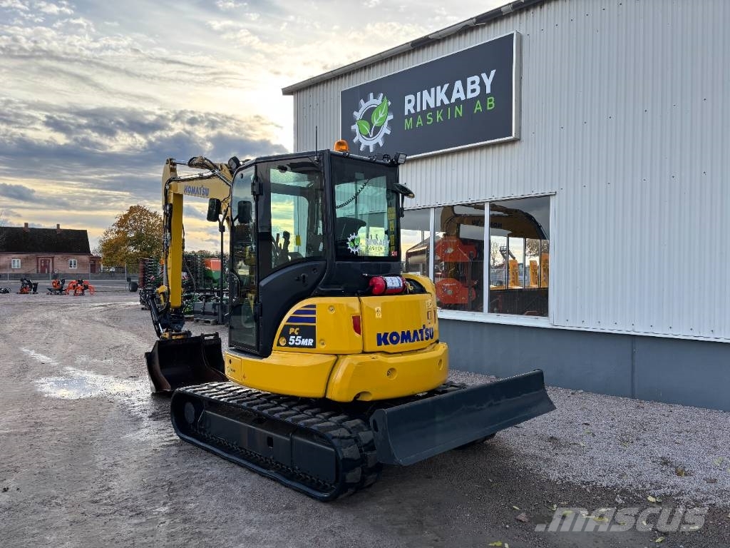 Komatsu PC55 MR-5 Mini ekskavatörler, 7 tona dek
