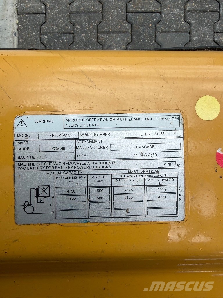 CAT EP 25 K PAC Električni viličari