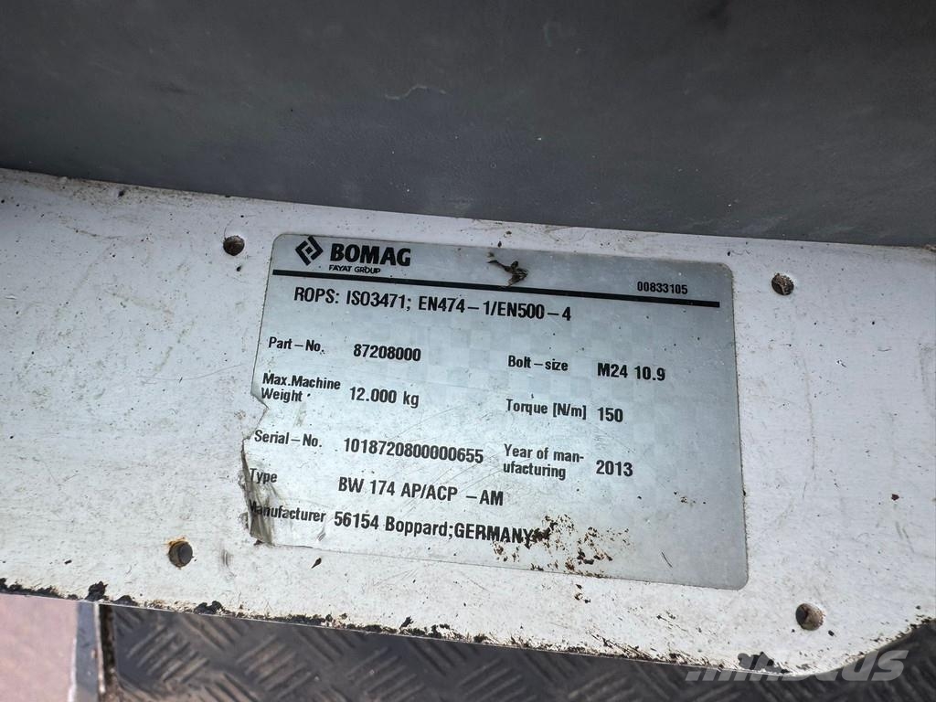 Bomag BW174 AP-4 AM Катки тротуарные