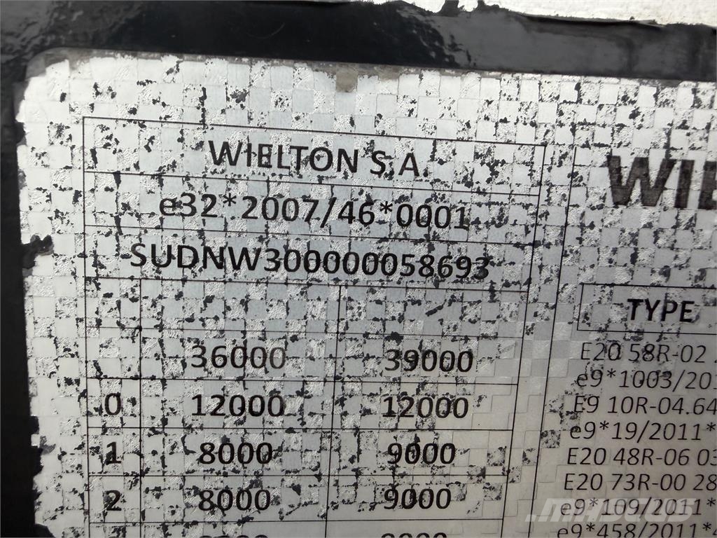 Wielton Iný model VIN 693 نصف مقطورات قلابة