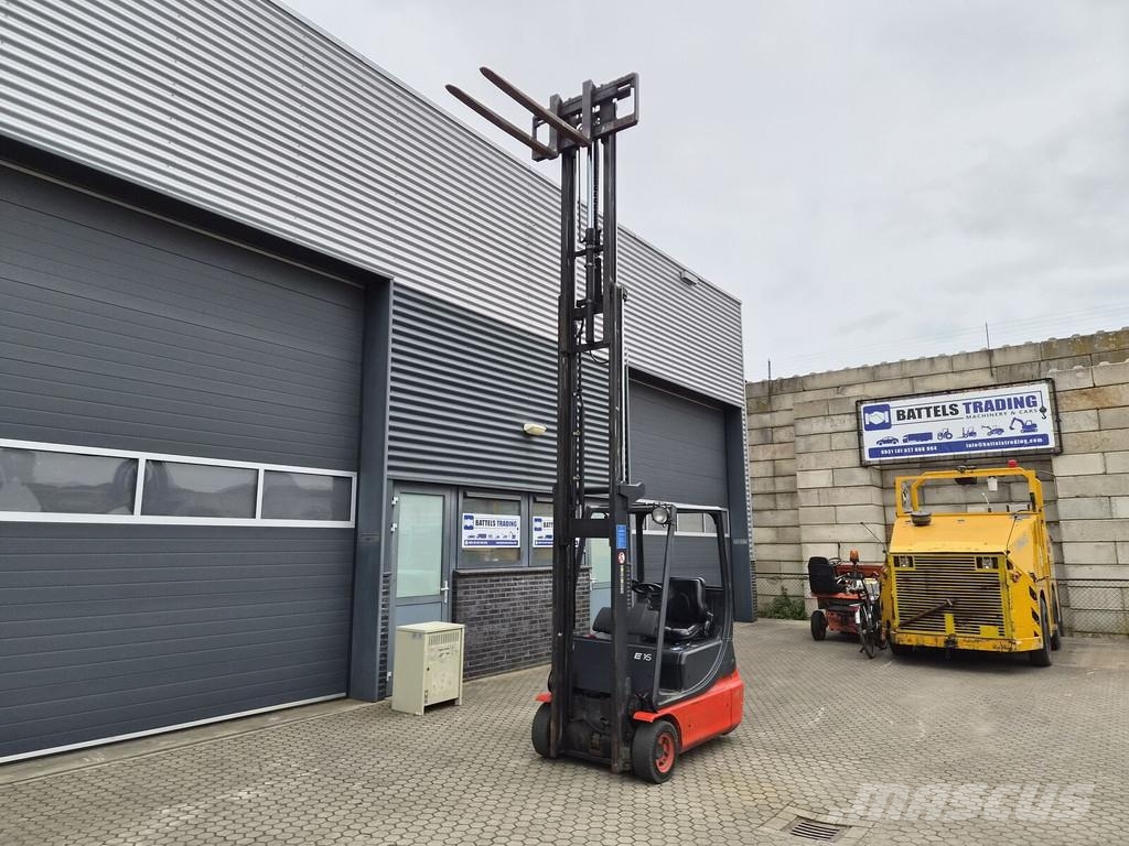 Linde E 16C, Triplex, Freelift & Sideshift, Only 3282 Ho Električni viljuškari