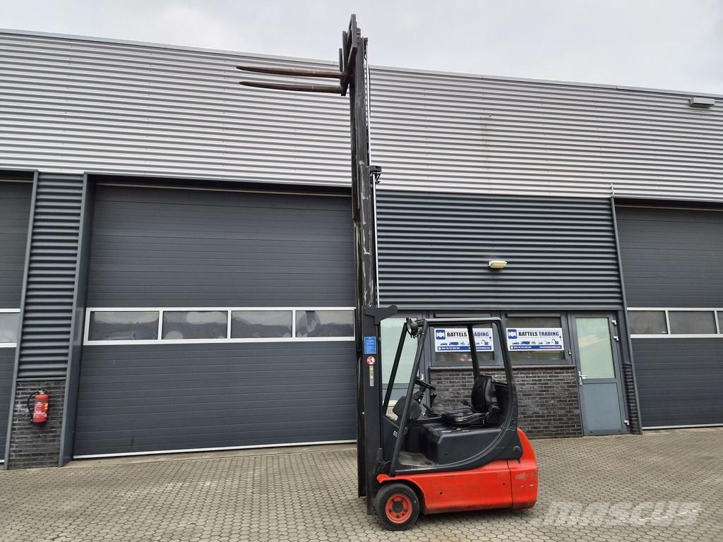 Linde E 16C, Triplex, Freelift & Sideshift, Only 3282 Ho Električni viljuškari
