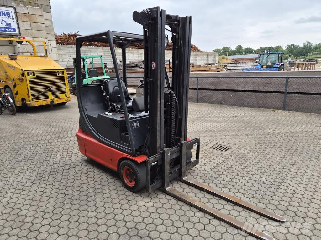 Linde E 16C, Triplex, Freelift & Sideshift, Only 3282 Ho Električni viljuškari
