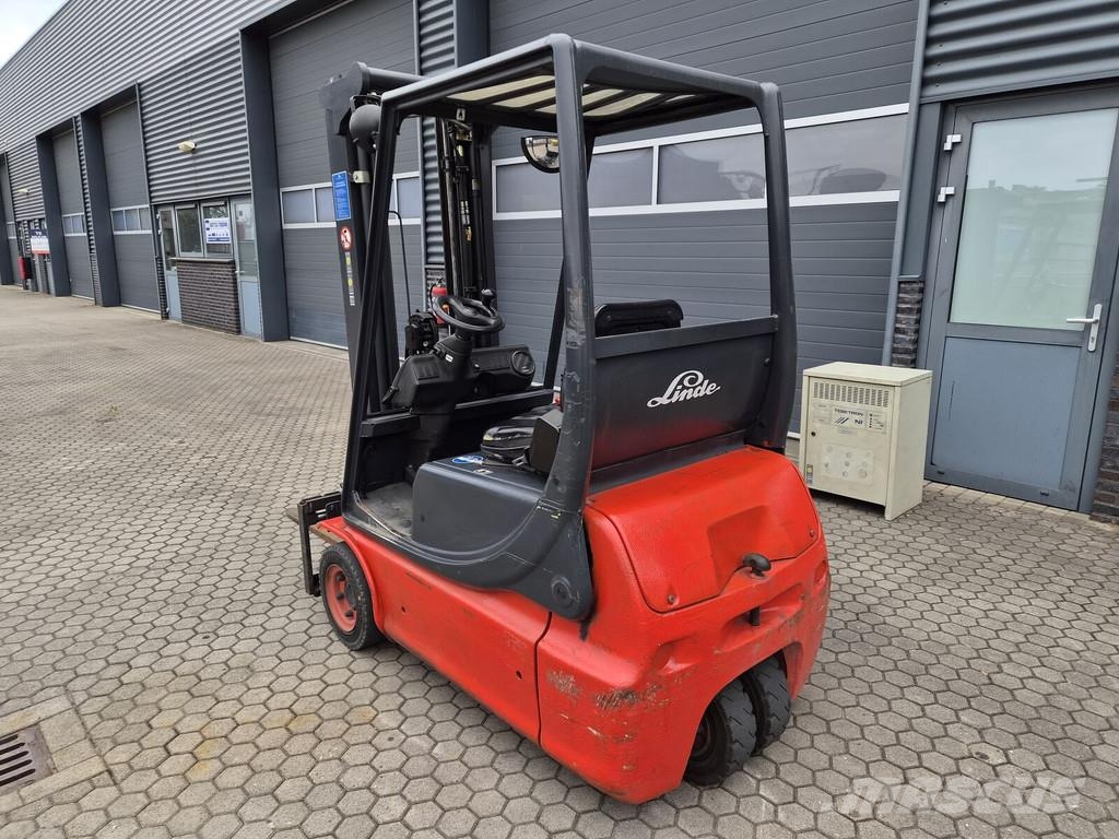 Linde E 16C, Triplex, Freelift & Sideshift, Only 3282 Ho Električni viljuškari