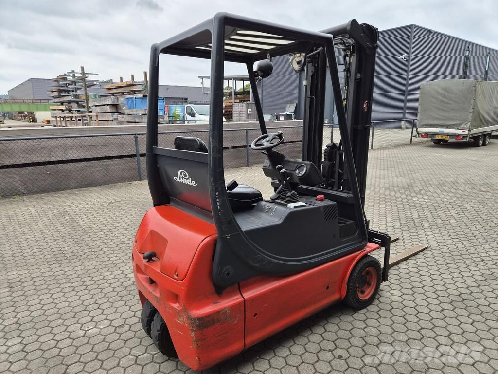 Linde E 16C, Triplex, Freelift & Sideshift, Only 3282 Ho Električni viljuškari