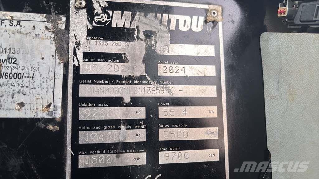 Manitou MT 1335H مناولات متداخلة