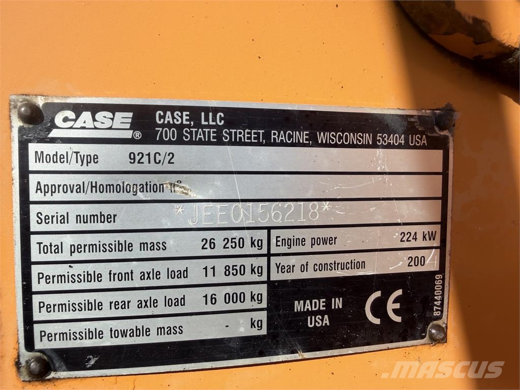 CASE Iný model VIN 218 Carregadeiras telescópicas de rodas