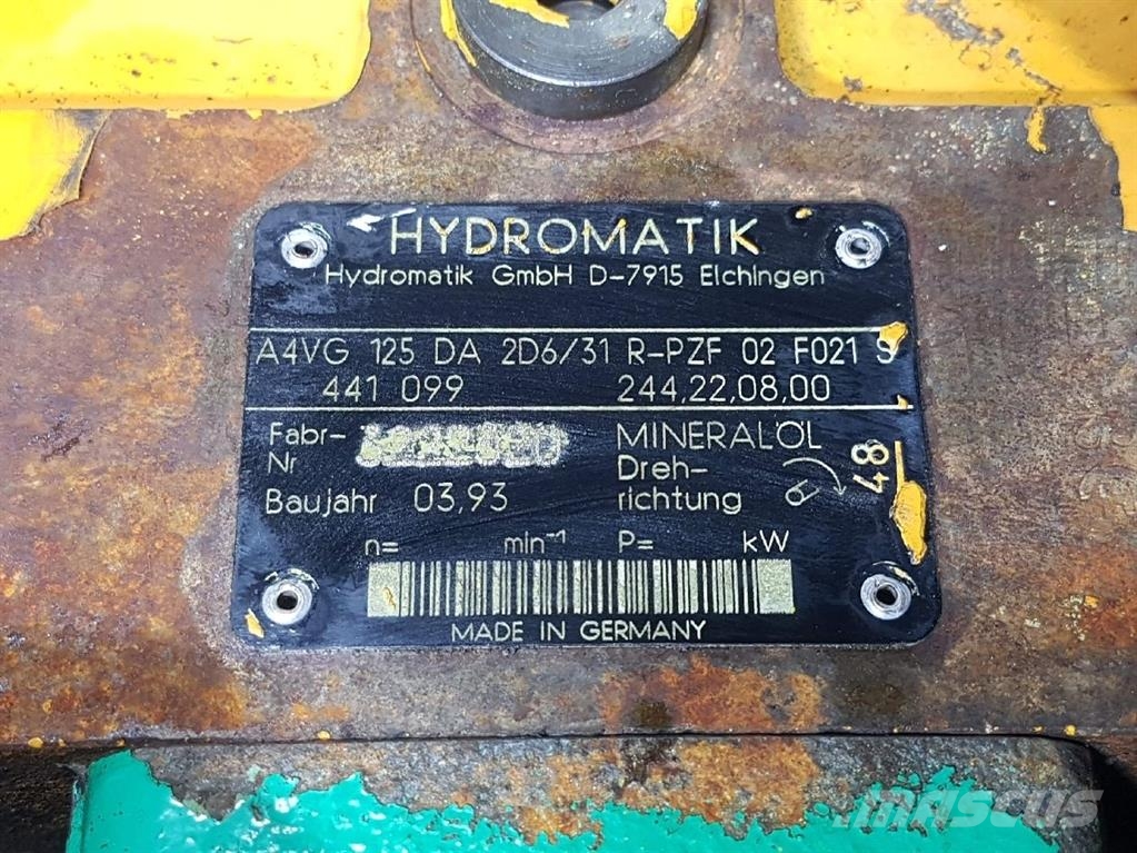 Hydromatik A4VG125DA2D6/31R-Drive pump/Fahrpumpe/Rijpomp 液压