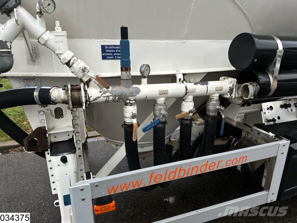 Feldbinder Silo 36.000 liter 1 Compartiment Tanker semi-trailers