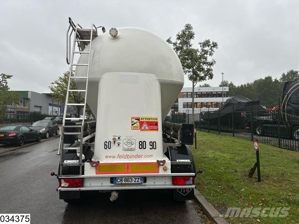 Feldbinder Silo 36.000 liter 1 Compartiment Tanker semi-trailers